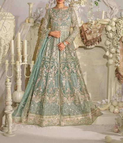 Elaf Elsa Net Maxi Bridal Wear 5351