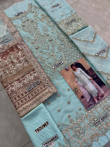 ASIM JOFA CHIFFON/ORGANZA WEDDING WEAR KSS-196