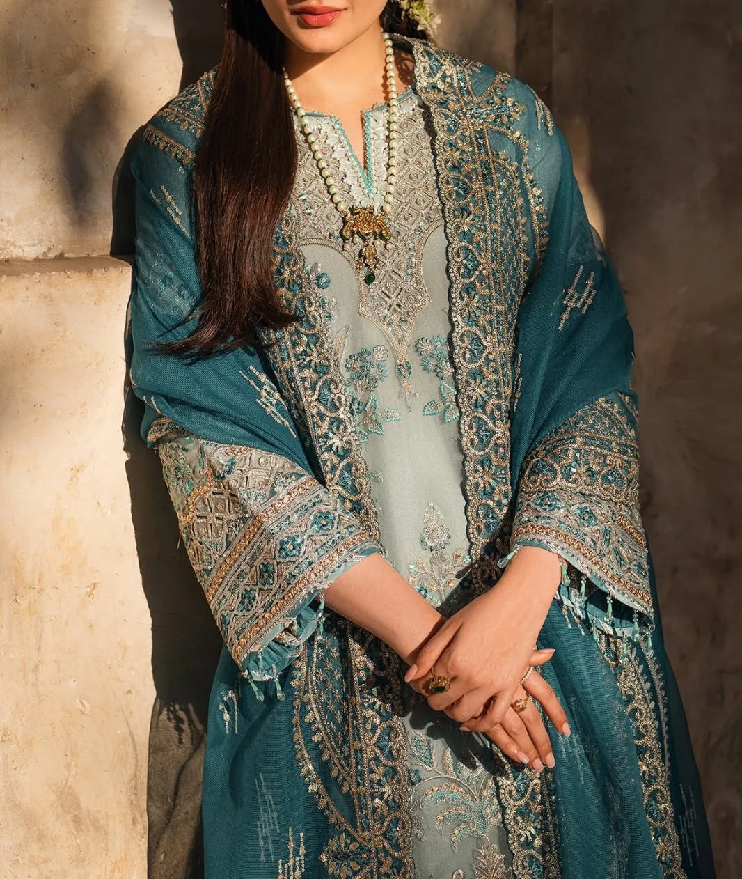 Nameera By Farooq Chiffon Wedding Wear 5471