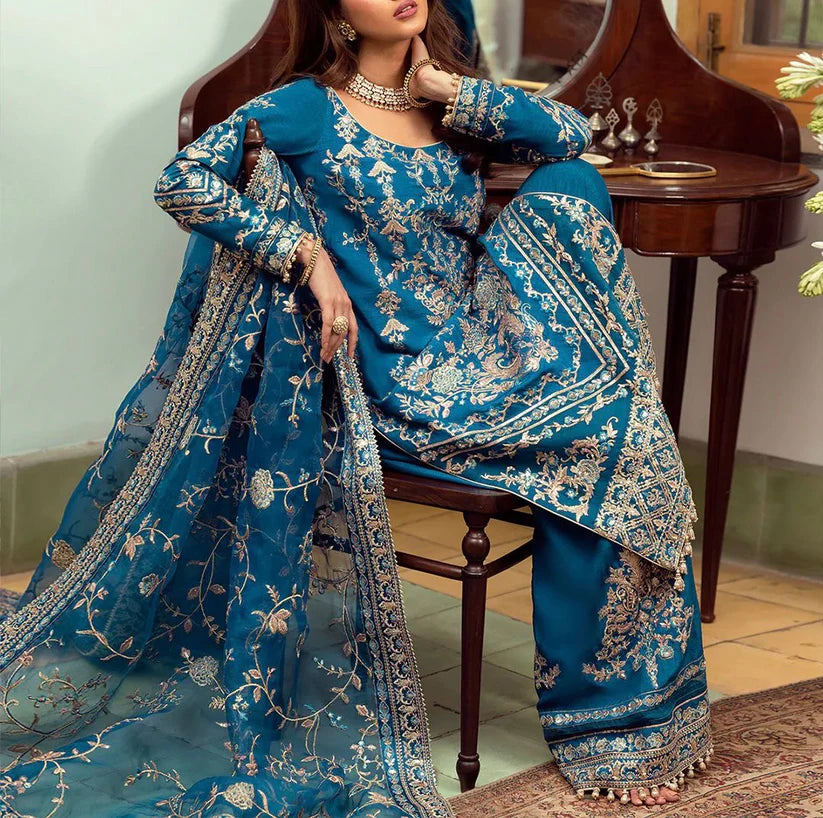 FAIZA SAQLAIN ORGANZA WEDDING WEAR 5318