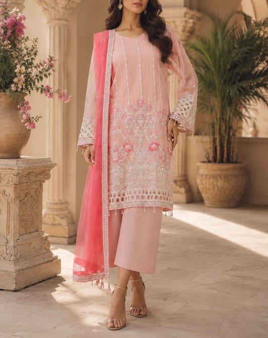 Husn-e-Suroshi Chiffon Party Wear SR-04