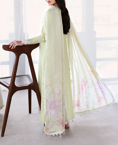 Azure Lawn/Silk Party Wear 5451