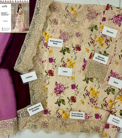 Iznik Lawn Wear hfv-4642