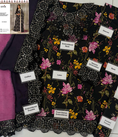 Iznik Lawn Wear hfv-4643