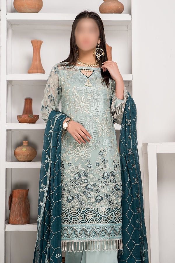 MARYUM’s CHIFFON PARTY WEAR - H FASHION VILLAS