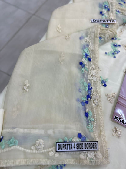 AGHA NOOR CHIFFON PARTY WEAR - H FASHION VILLAS